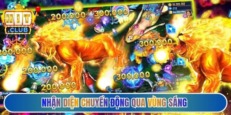 Nhận diện chuyển động qua vùng sáng