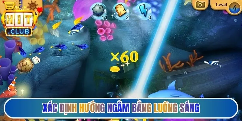 Xác định hướng ngắm bằng luồng sáng
