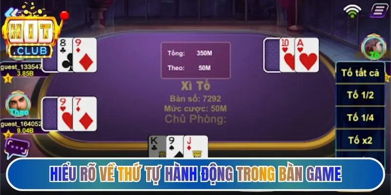 Hiểu rõ về thứ tự hành động trong bàn game
