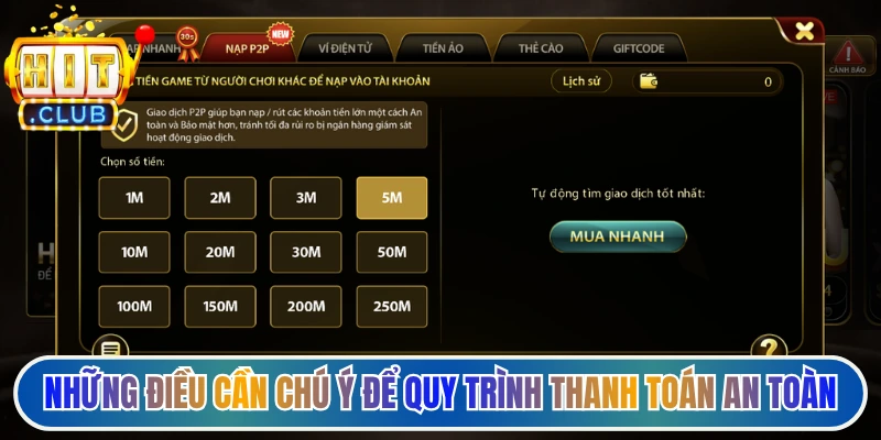 Những điều cần chú ý để quy trình thanh toán an toàn