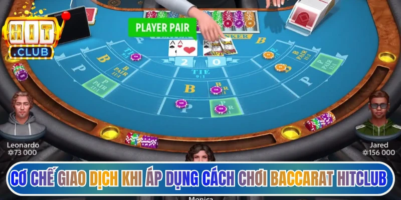 Cơ chế giao dịch khi áp dụng cách chơi Baccarat Hitclub
