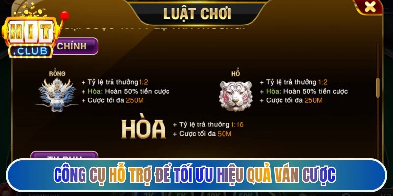 Công cụ hỗ trợ để tối ưu hiệu quả ván cược