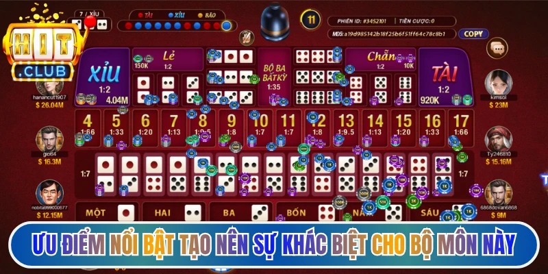 Ưu điểm nổi bật tạo nên sự khác biệt cho bộ môn này