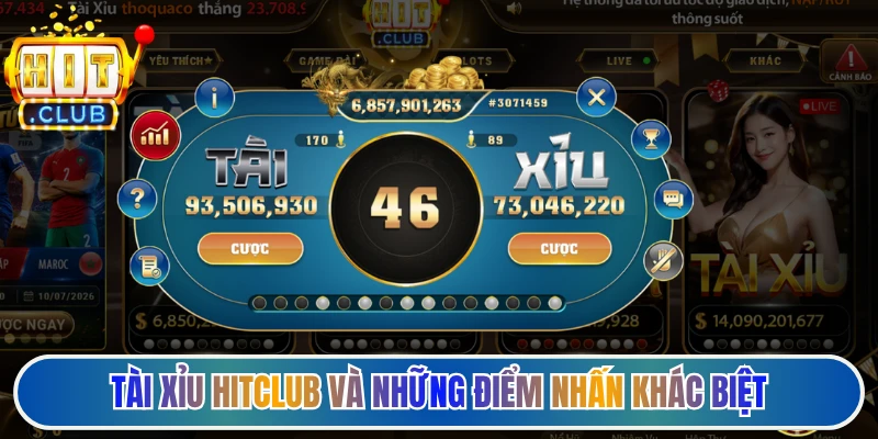 Tài xỉu Hitclub và những điểm nhấn khác biệt